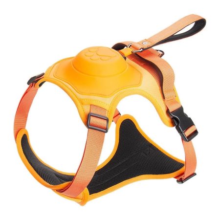 Retractable Dog Harness with Safety Handle