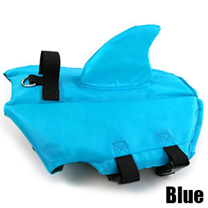 Dog Swimming Life Jacket Shark