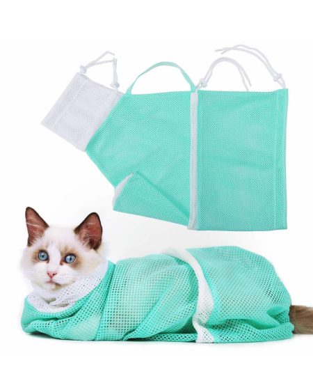 Multi-functional Mesh Pet Grooming Bath Bag