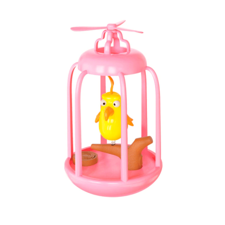 Squeaky Bird Cage Funny Tumbler Interactive Toys For Cats