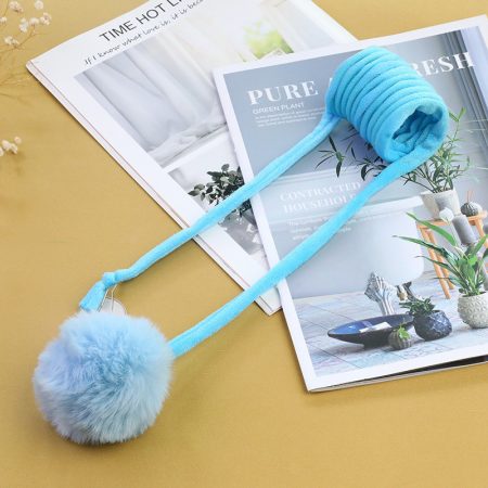 Hanging Spring Plush Cat Ball